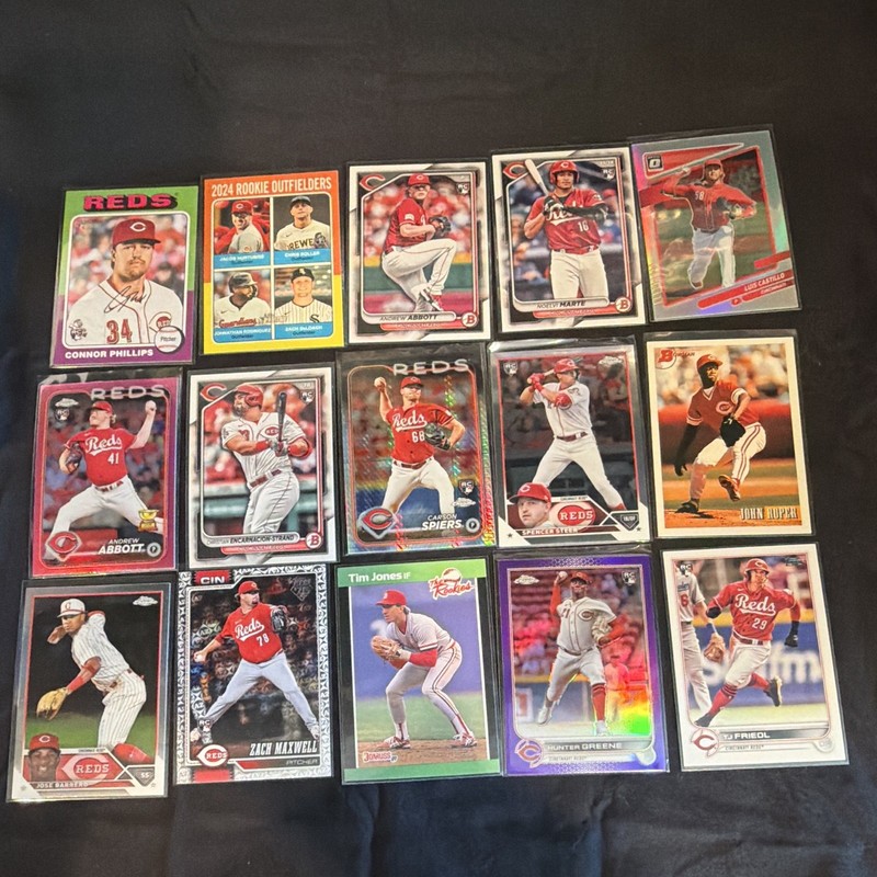  Cincinnati Reds 30-card lot  rookies and vets