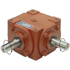 1:1 Right Angle Gearbox 32 HP Both Shafts Keyed   13-1423-K