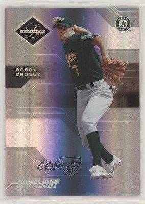 2005 Leaf Limited Spotlight Silver 31/50 Bobby Crosby #105 0b5