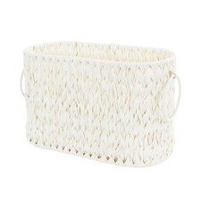 Basket,Boho Decorative Storage,Large Wicker Basket for Bathroom Storage,Free ...