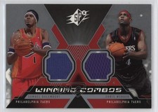 2005 SPx Winning Combos Materials Samuel Dalembert Chris Webber #WC-DW HOF 1r8u