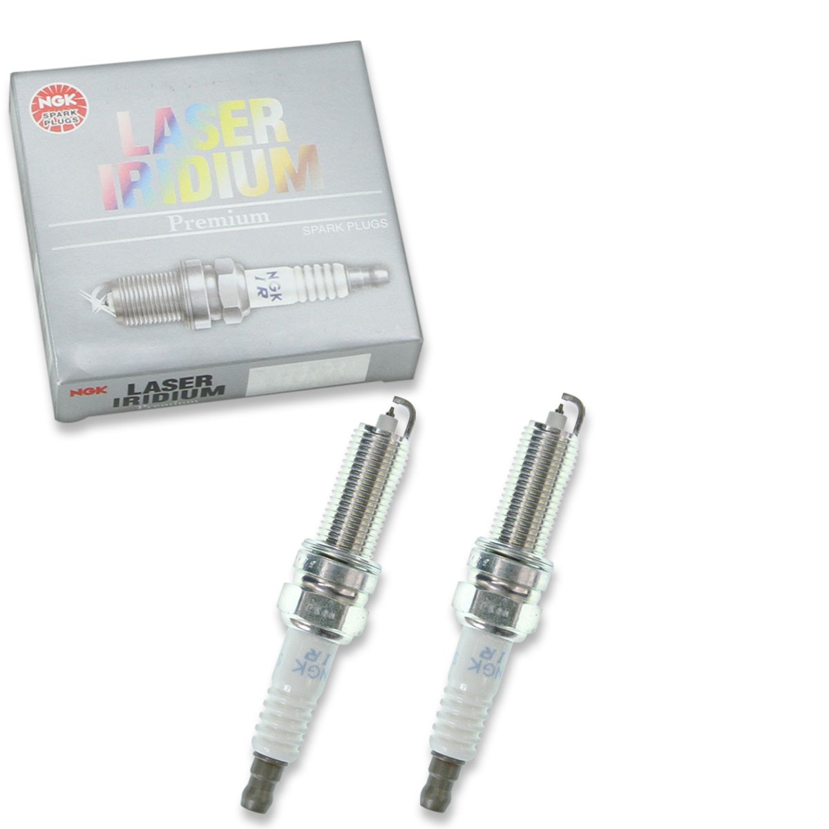 2 pc NGK 91568 SILZKR6D8E Laser Iridium Spark Plugs for 1884608060 Ignition im