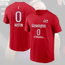 HOT - Shakira Austin #0 Washington Mystics 2026 Player Name & Number Fan Apparel