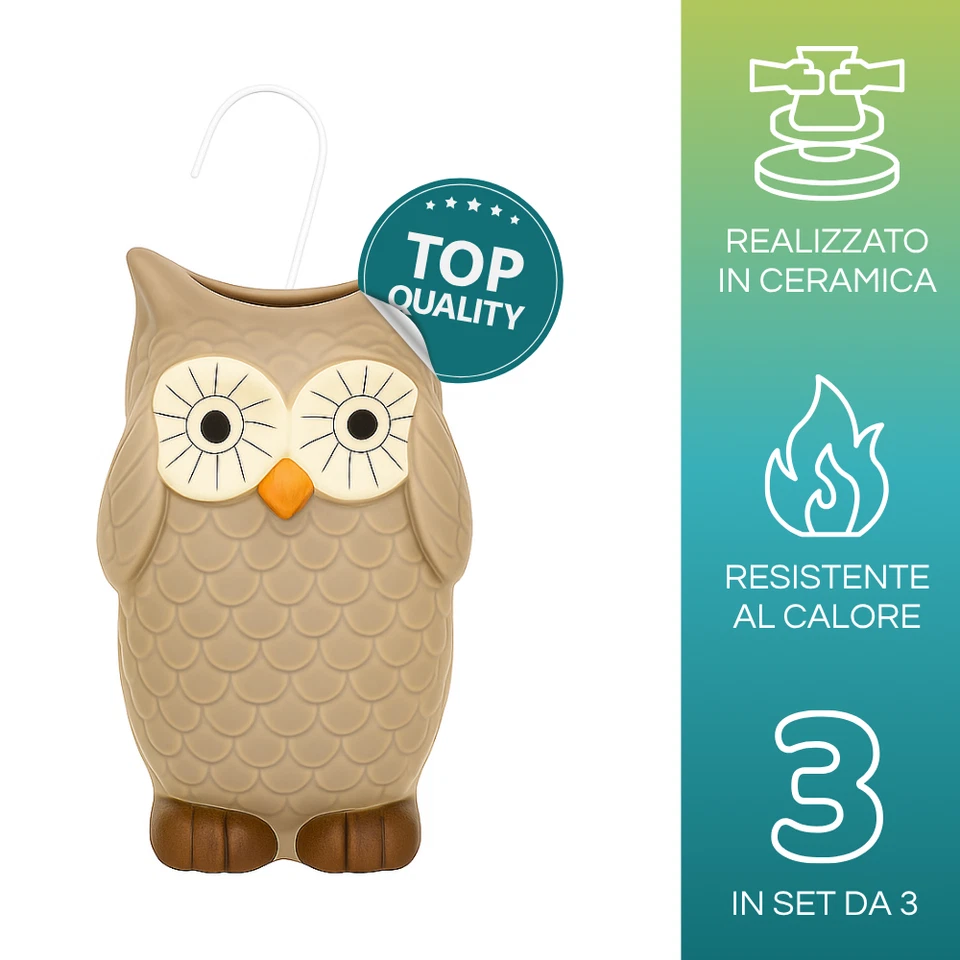 Set 3 Umidificatori Per Termosifone Calorifero Evaporatori con Gancio GUFO 6386 - Immagine 4 di 4