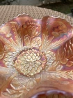 Fenton Marigold Carnival Glass Lotus and Thistle Bowl. NO Damage.