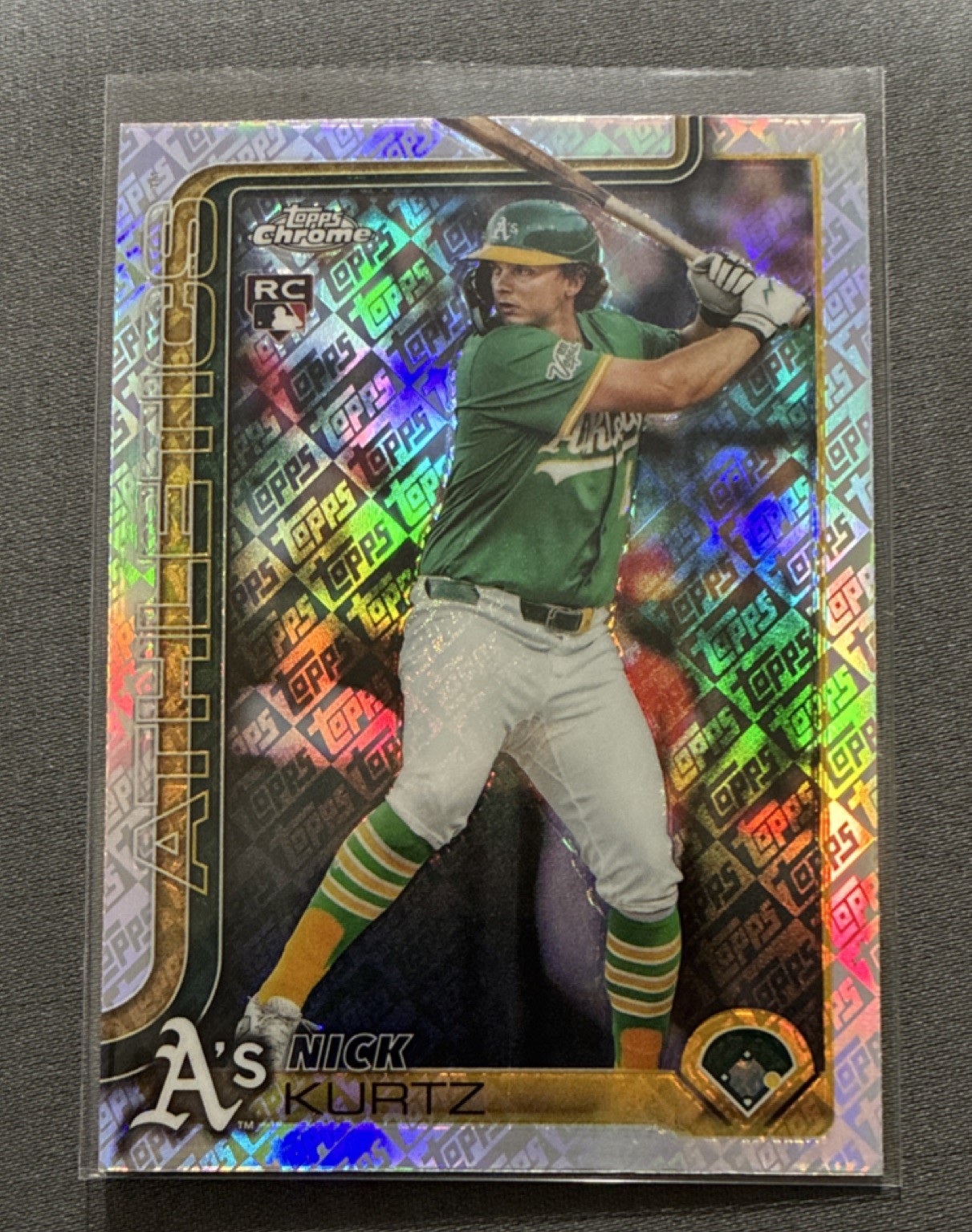 Topps 2025 Chrome Update Series Rookie Nick Kurtz Athletics USC178 Baseball