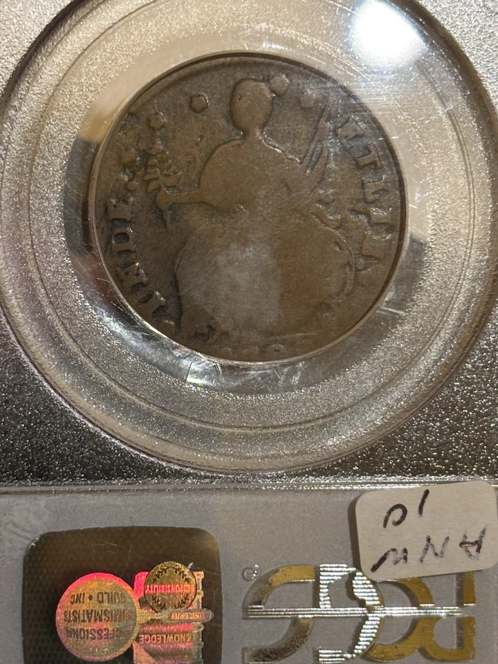 1787 Connecticut Colonial Copper Draped Bust Left PCGS VG10 - Image 2 of 2