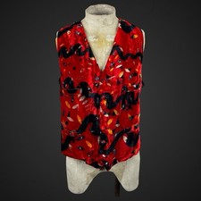 Georgina von Etzdorfens Waistcoat Velvet Standout Designer Made In England Vest