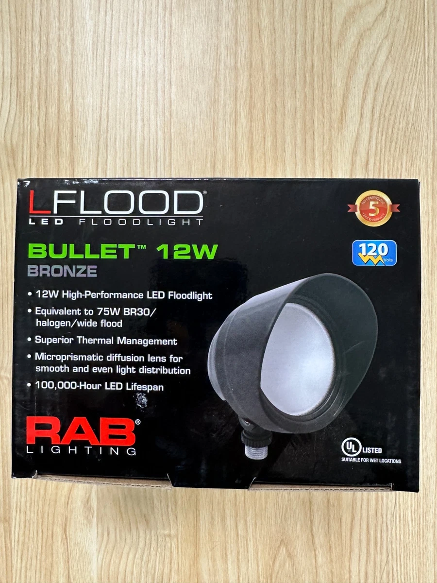 Rab Lighting BULLET2 x 12YA proiettile a LED, 12 W, 1600 lm