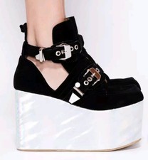 Jeffrey Campbell Platform Solestruck Nasty Gal Cyber Goth Punk UK 6