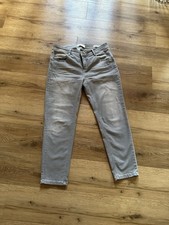 Gang Jeans Amelie Cropped Damen Gr. 31 Grau Ungetragen Top Zustand