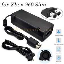 For Microsoft Xbox 360 Slim/S Power Supply Brick AC Adapter Charger w/Power Cord