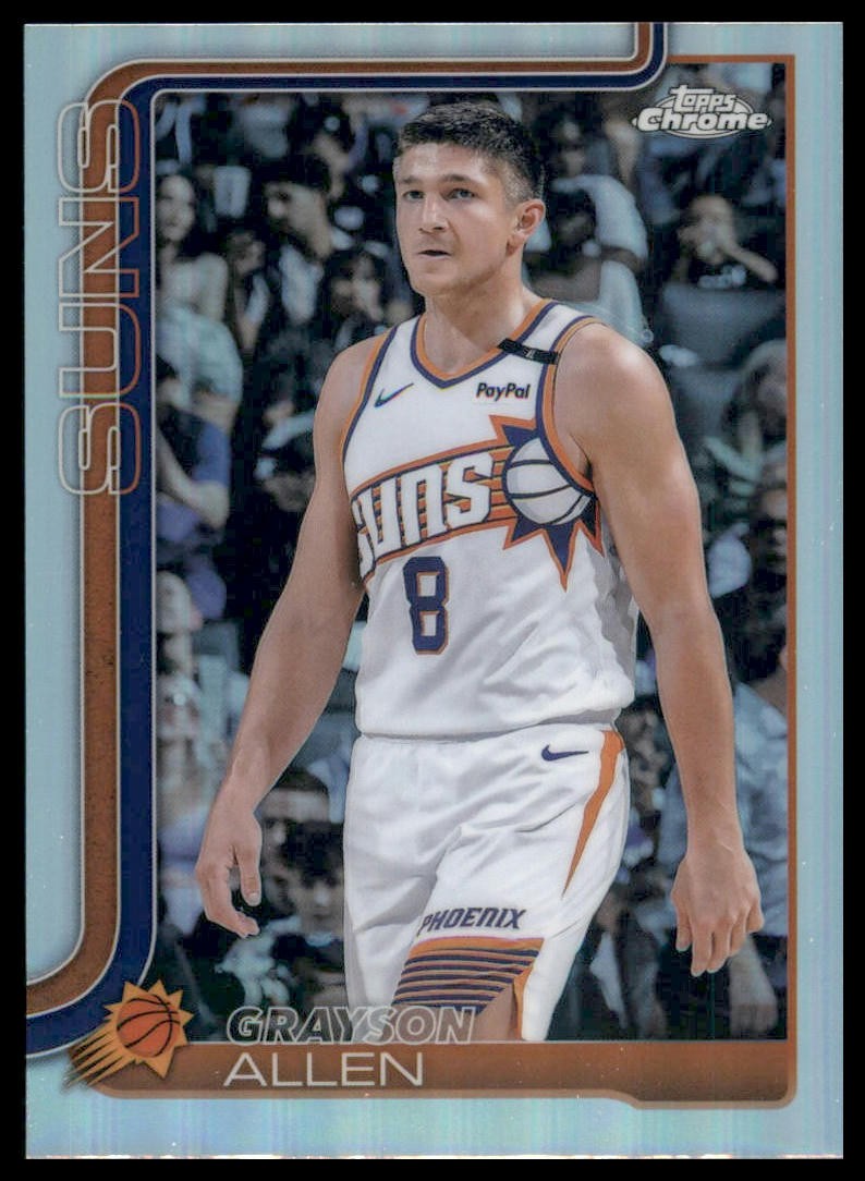 2025-26 Topps Chrome #107 Grayson Allen Refractor