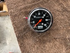 Autometer 2492 3-38 Speedometer 0-120 Mph Mechanical Traditional Chrome