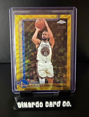 Topps Chrome Update 2026 Stephen Curry Gold Wave  /50 #14 Golden State Warriors