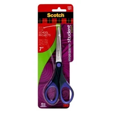 Scotch Precision Student Scissors: 7-inch scissor   (Purple)