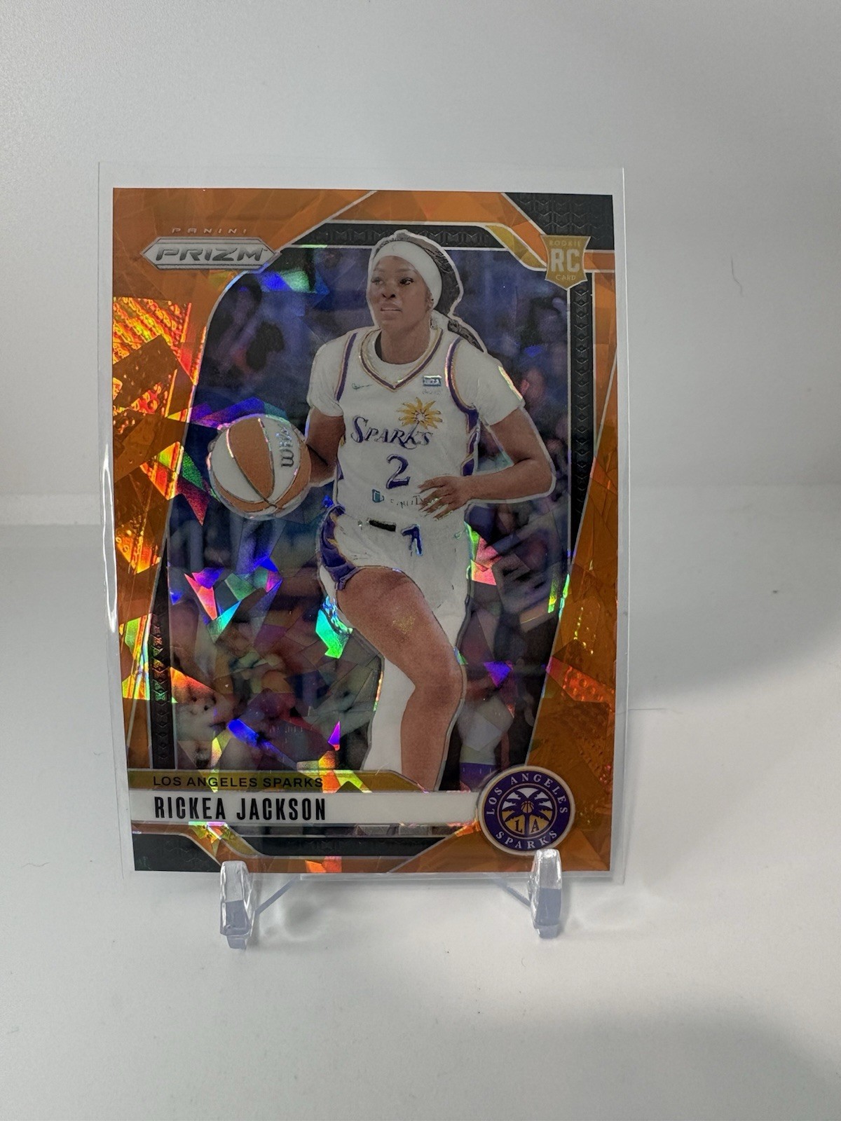 2024 Panini Prizm WNBA Rickea Jackson Orange Ice 60