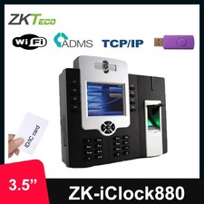 ZKTeco iClock880 TCP/IP Biometric Fingerprint Card Time Attendance Machine New