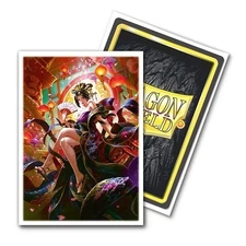 Dragon Shield 100 Standard Deck Card Sleeves Art Matte Flesh and Blood Nuu