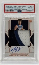 2024-25 National Treasures Terrence Shannon Jr True Rookie Patch Auto Orange /75