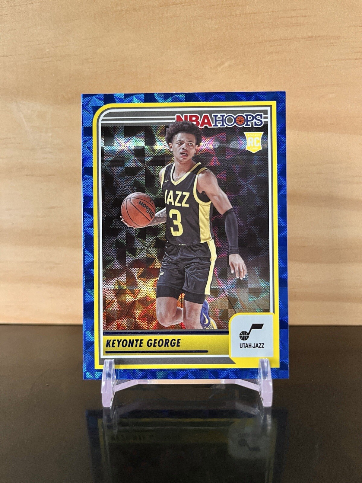 Keyonte George 2023 NBA Hoops #271 Hyper Blue (RC) Utah Jazz