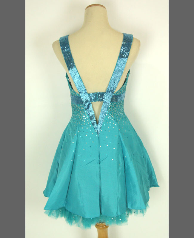 NWT Colors Prom $250 Sleeveless Short Dress Fit & Flare Turquoise Formal Size 6 NWT Colors Prom $250 Sleeveless Short Dress Fit & Flare Turquoise Formal Size 6