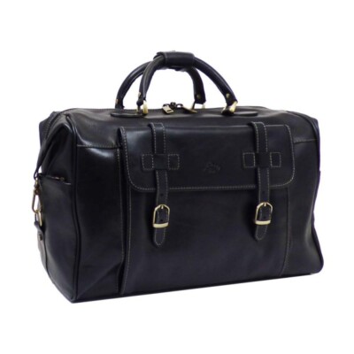 Katana Sac de voyage cabine en cuir noir 10030