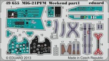 eduard 49655 1/48 Aircraft- MiG21PFM Weekend for Eduard Painted 