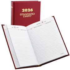 2026 At-A-Glance Standard Diary SD387 Daily Reminder, 5-1/2 x 8"