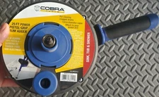 Cobra Products 86250 1/4” In X 25’ Pistol Grip Power Drum Drain Auger Sink Drain