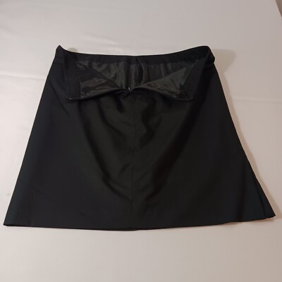 Nine West Women's Back Zip & Side Slit Black Skirt Only Size 16 | eBay