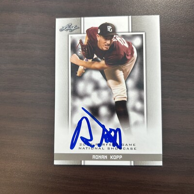 Ronan Kopp 2019 Leaf Perfect Game AUTO IP AUTOGRAPH SIGNED DODGERS #286 (QTY)
