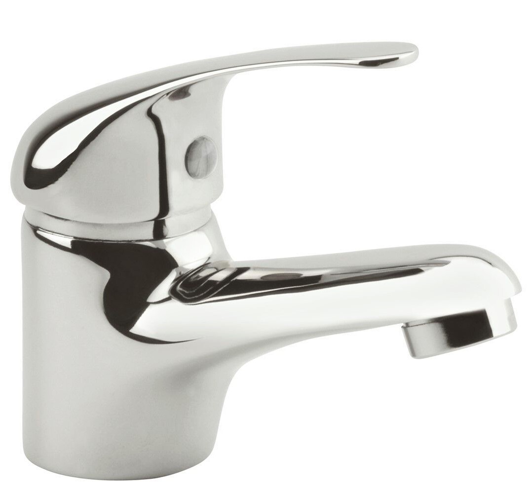 Robinet salle de bain mitigeur bas avec économie d'eau et vidage automatique