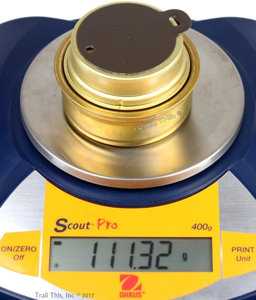 Trangia Spirit Burner Ultraligero Alcohol Latón Estufa para Camping Mochilero Foto 4 de 4