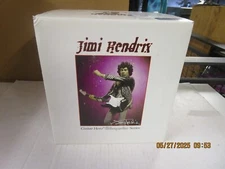 KNUCKLEBONZ Jimi Hendrix Black & White Statue #1549/3000 New! 2006 Guitar Hero