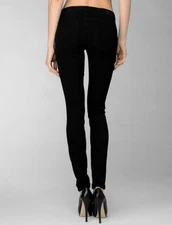 NWT PAIGE Sz29 TRANSCEND VERDUGO ANKLE MIDRISE SKINNY STRETCH BLACK FOG