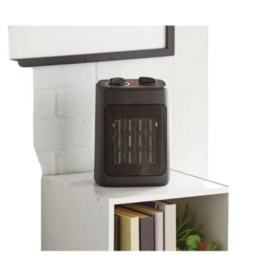 Mainstays WSH10C2ABB 1500W Ceramic Electric Heater Black