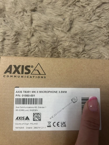 Axis T8351 MK II MICROPHONE 3.5MM :: 01560-001  (Audio   Microphones) 