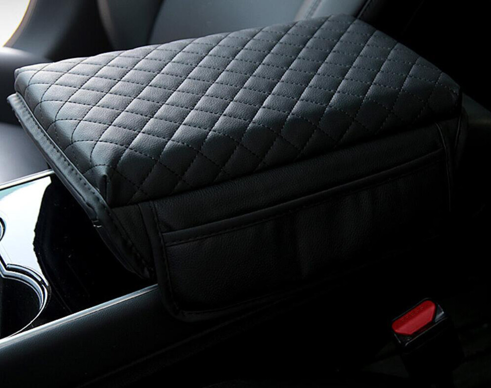 For Tesla Model 3/Y Cap Accessories Armrest Cushion Cover Center Console Box Pad