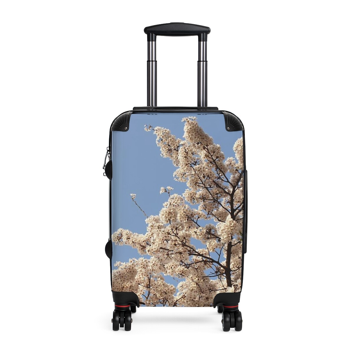 Suitcase_3 Size_ PC+ABS_Trolley Spinner_Hard Shell_Cherry Blossoms(Only Front)-image
