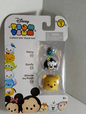 Tsum Tsum 3-Pack Figures: Perry 167/Goofy 108/Winnie the Pooh 148