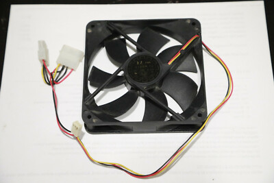 (1) Yate Loon D12SH-12 120mm 3/4 Pin Fan CLEANED & TESTED