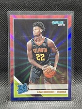 2019-20 Donruss Holo Red and Blue Laser #209 Cam Reddish RR RATED ROOKIE /15