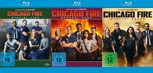 Chicago Fire - Season/Staffel 1+2+3+4+5+6+7+8+9+10 # 53-BLU-RAY-SET-NEU - Photo 3/5