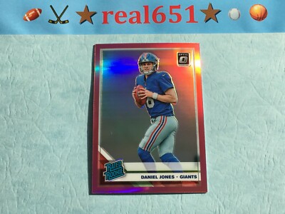 2019 Optic Pink Prizm #154 DANIEL JONES Rated Rookie SP | Centered | Giants RC