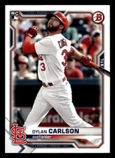 Dylan Carlson 2021 Bowman #35 St. Louis Cardinals ROOKIE Buy10get5FREE