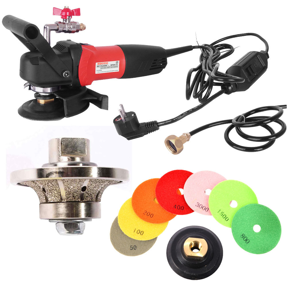 Hardin Secco 3/4-Inch Radius 220 Volt Wet Polisher Kit - 34WVPOLSET220