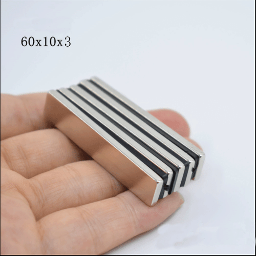 1-50pcs 60x10x3mm Spuer Strong Magnetic Rare Earth Neodymium Block Magnets N50 - Picture 2 of 6
