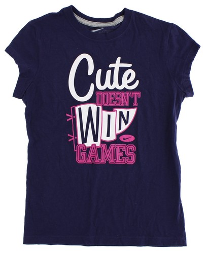 Nike Girls Graphic T-Shirt, Short Sleeve Youth Cotton Tee Shirt, Medium - Picture 10 of 28