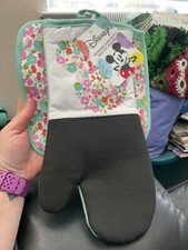 Disney Mickey Mouse 2 Pack Neoprene Oven Mitt  Pot Holder New  